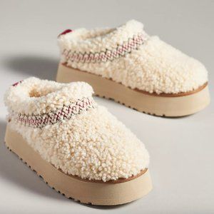 Women's UGG Tazz Braid Slippers in NATURAL SIZE 7